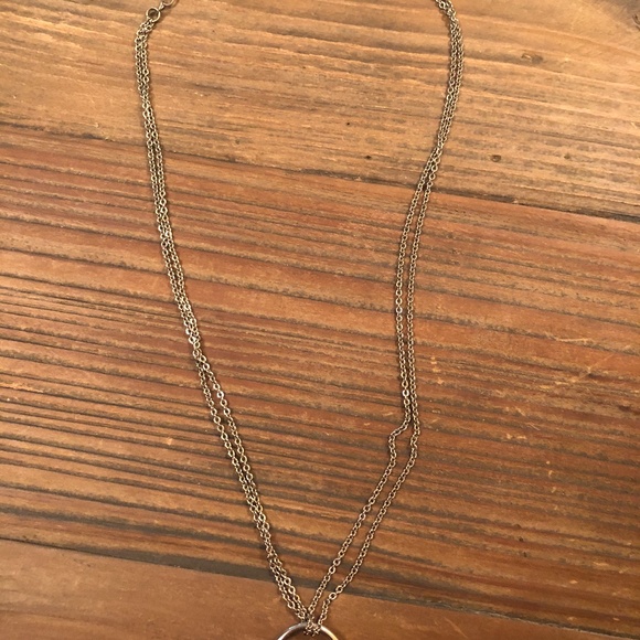 Silver Gem Stone Necklace - Picture 3 of 3